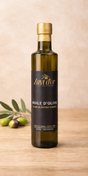 Huile d'olive Zayt d'or, pressé à froid