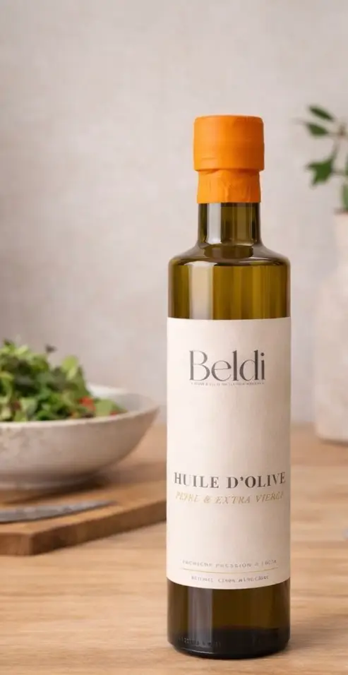 Huile d’olive Extra Vierge Beldi “Douceur Suprême” – Très douce, sans amertume - 50cl